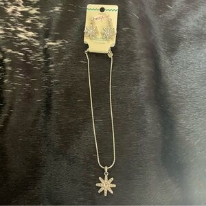 Blazin Roxx Spurwell Earrings Necklace Set New Lead Compliant USA Western Cowgir